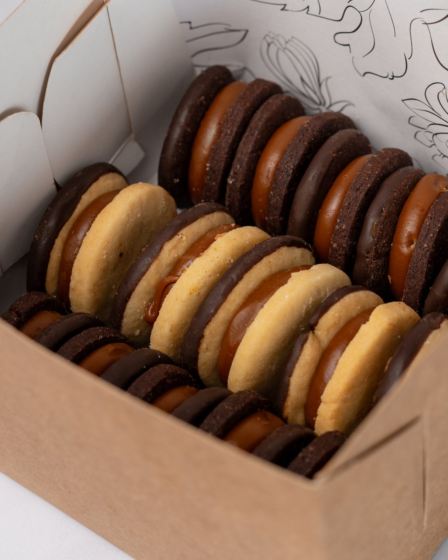 Box de 15 mini alfajorcitos