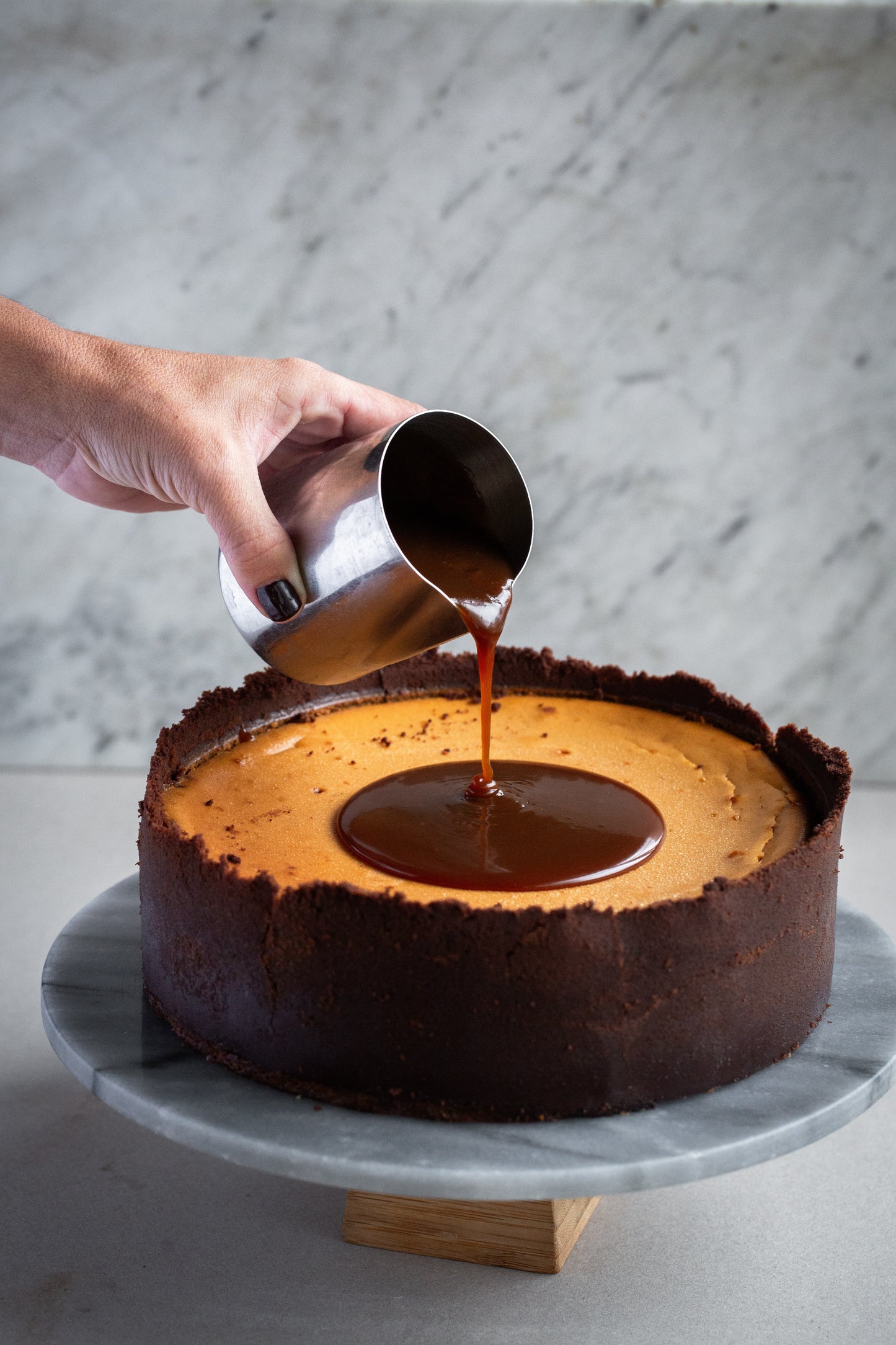 Cheesecake de dulce de leche