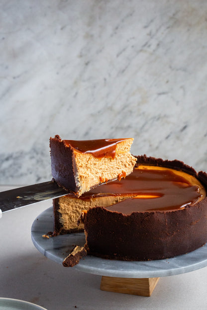 Cheesecake de dulce de leche