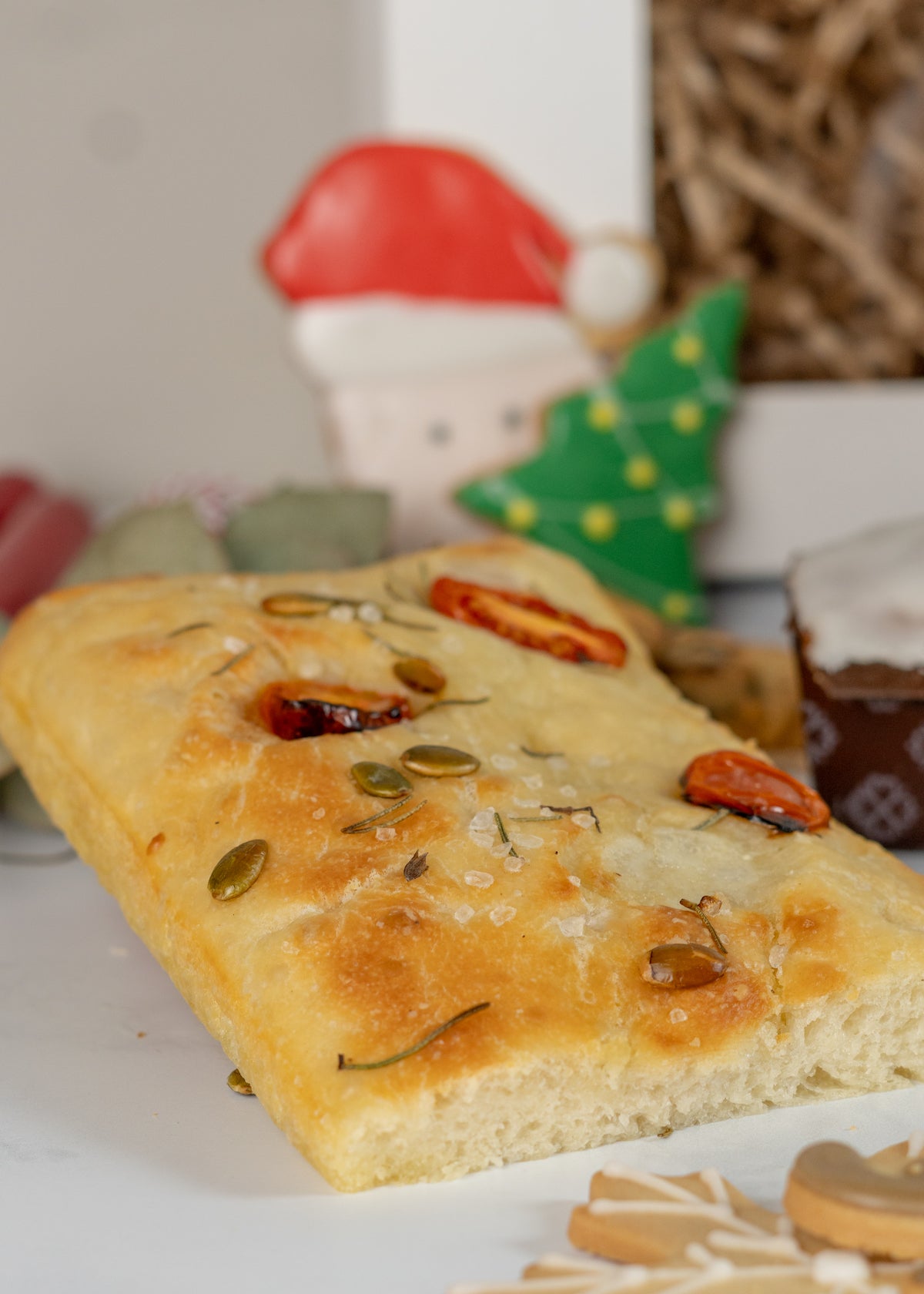 Focaccia de masa Madre (xmas)
