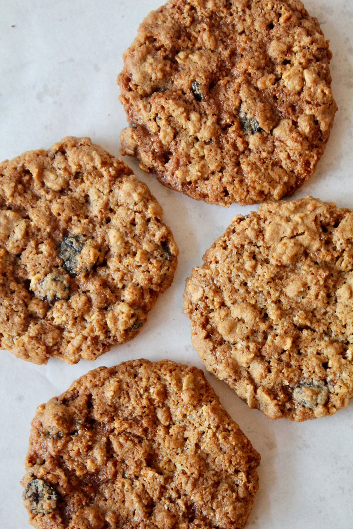 Cookie de avena y pasas